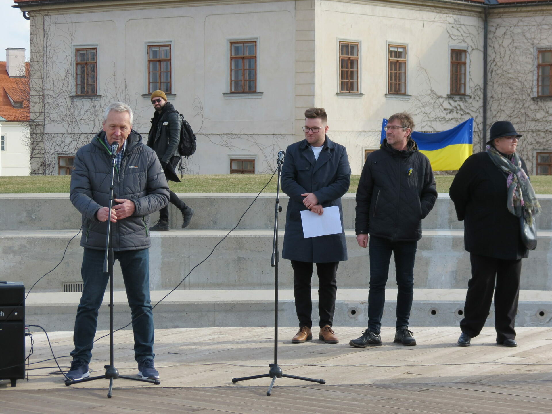 Je to pro ně složité, ale nejsou v tom sami. Koncert na podporu Ukrajiny uspořádali v parku GASK