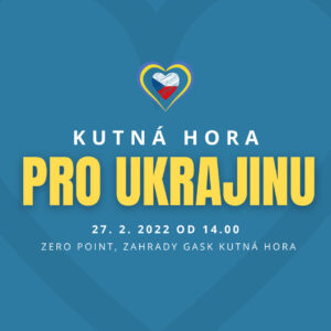 Koncert KUTNÁ HORA PRO UKRAJINU se uskuteční v neděli 27. února odpoledne v zahradách GASK
