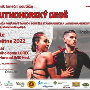 Taneční páry se 15. května v sále kulturního domu Lorec v Kutné Hoře utkají O Kutnohorský groš