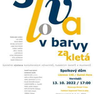 Neobvyklé spojení kutnohorských hudebníků, textařů a výtvarníků vyústilo v realizaci zajímavé výstavy ve Spolkovém domě, která bude zahájena vernisáží 13. října od 17 hodin