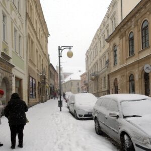 „Za posledních 30 let byl na Štědrý den sníh v Kutné Hoře pouze sedmkrát,“ říká Karel Vlček, který provozuje již 45 let vlastní malou meteostanici