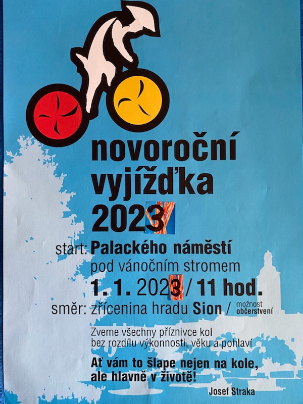 Josef Straka zve příznivce kol a cyklistiky na tradiční novoroční vyjížďku