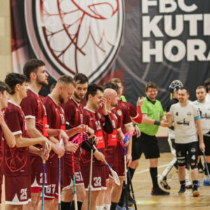 Poslední kolo základní části florbalové Divize odehrál mužský A-tým na domácím hřišti ve sportovní hale Klimeška