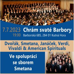 Sbor absolventů americké univerzity Yale a královéhradecký sbor Smetana uvedou v chrámu benefiční koncert pro lidi bez domova