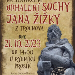 Z regionu: U rybníku Prosík u Malešova odhalí sochu Jana Žižky z Trocnova