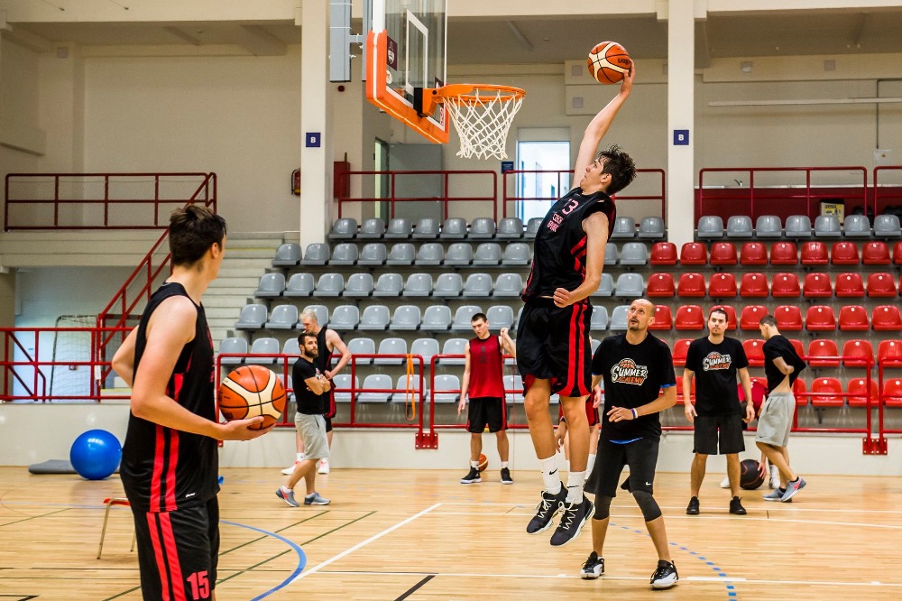 Pobyt basketbalové reprezentace U16 a FBC vs JH