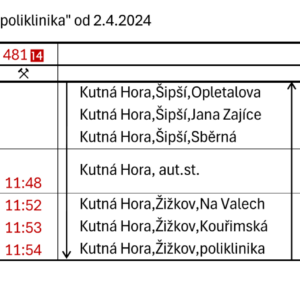 Novinky ve veřejné hromadné dopravě