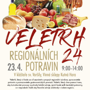 Veletrh regionálních potravin se uskuteční 23. dubna v klášteře sv. Voršily