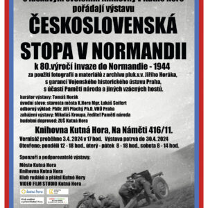 Vernisáž výstavy Československá stopa v Normandii se v knihovně uskuteční 3. dubna od 17 hodin