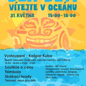 Pozvánka: Den dětí v DDM Kutná Hora se uskuteční 31. května od 15 hodin. Nese název Vítejte v oceánu