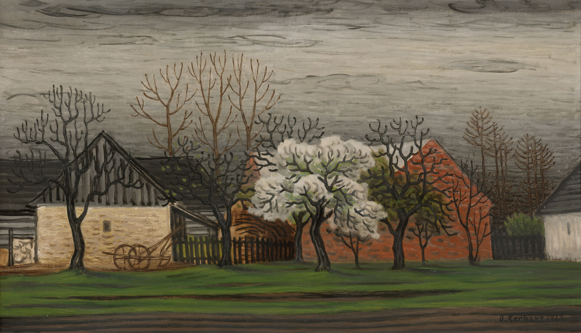 130. výročí lyrického modernisty Oldřicha Kerharta GASK otvírá další ze série výstav letošní jarní sezony