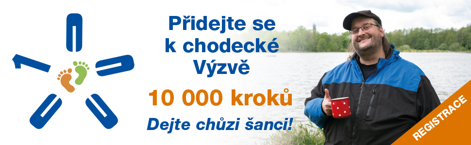 Výzva 10 000 kroků letos s celorepublikovým vyhlášením v Kutné Hoře! Registrace do říjnové výzvy startuje dnes 1. září