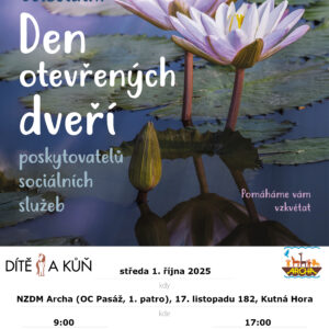 Pozvánka: Den otevřených dveří NZDM Archa v ul. 17. listopadu v Kutné Hoře