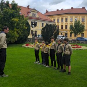 Památku a odkaz T. G. Masaryka uctili také skauti ze 7. oddílu