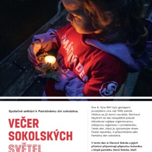 Pozvánka: Večer sokolských světel 8. října v 19 hodin u pomníku na nám. Národního odboje