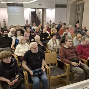 Disputace s jaderným fyzikem Jiřím Kopeckým o životě v Kutné Hoře ve 40. letech