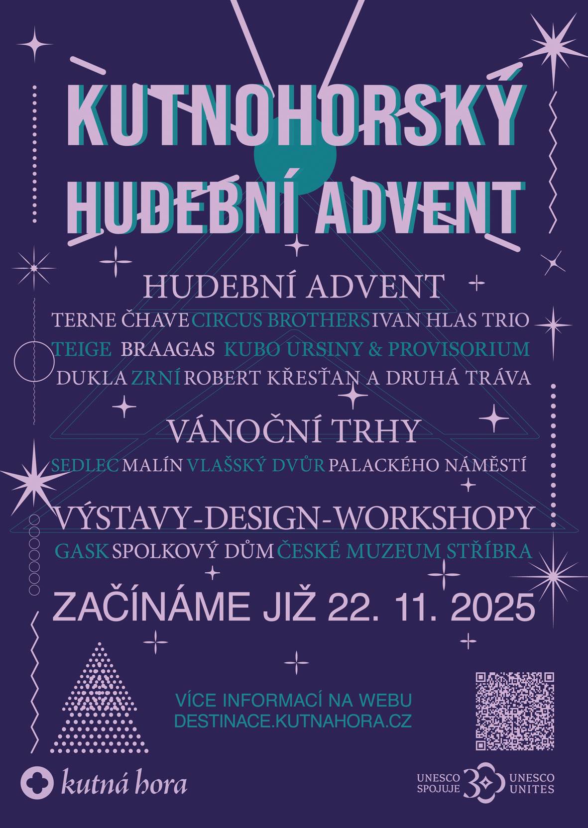 Hudební advent a vánoční trhy rozzáří Kutnou Horu