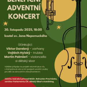 Až rozsvítíme první svíčku – Benefiční koncert pro Charitu přinese naději dětem ze Střediska Na Sioně