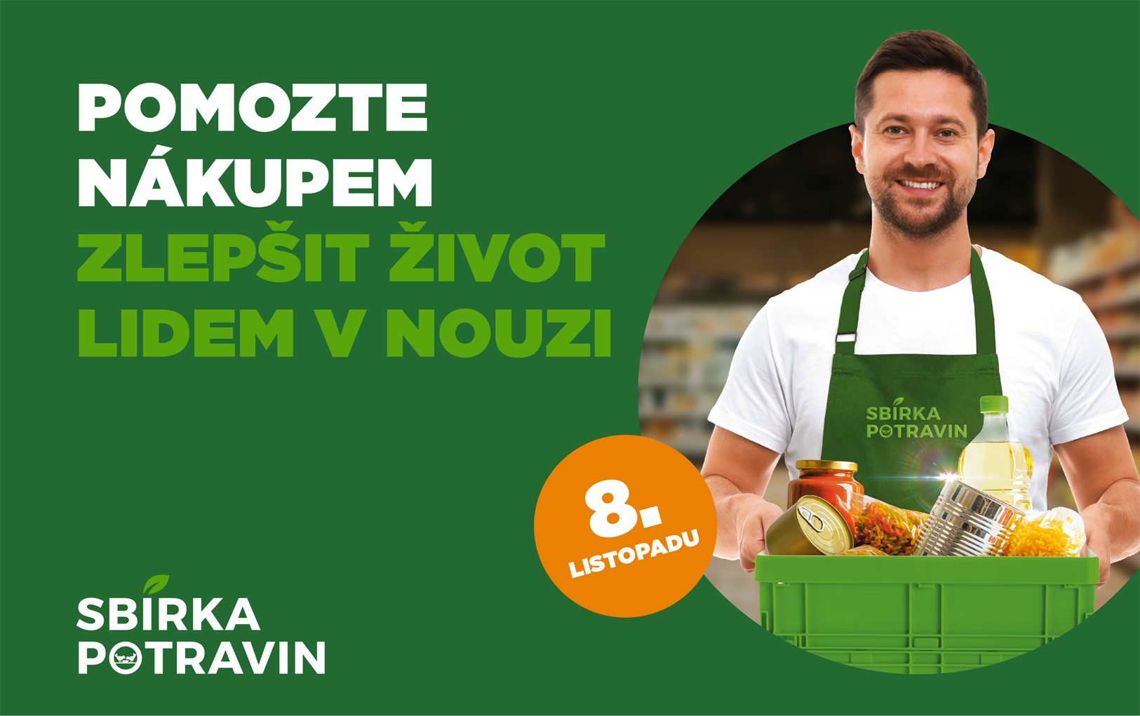 Podzimní kolo Sbírky potravin pro lidi v nouzi se uskuteční v sobotu 8. listopadu v kutnohorském a čáslavském supermarketu BILLA