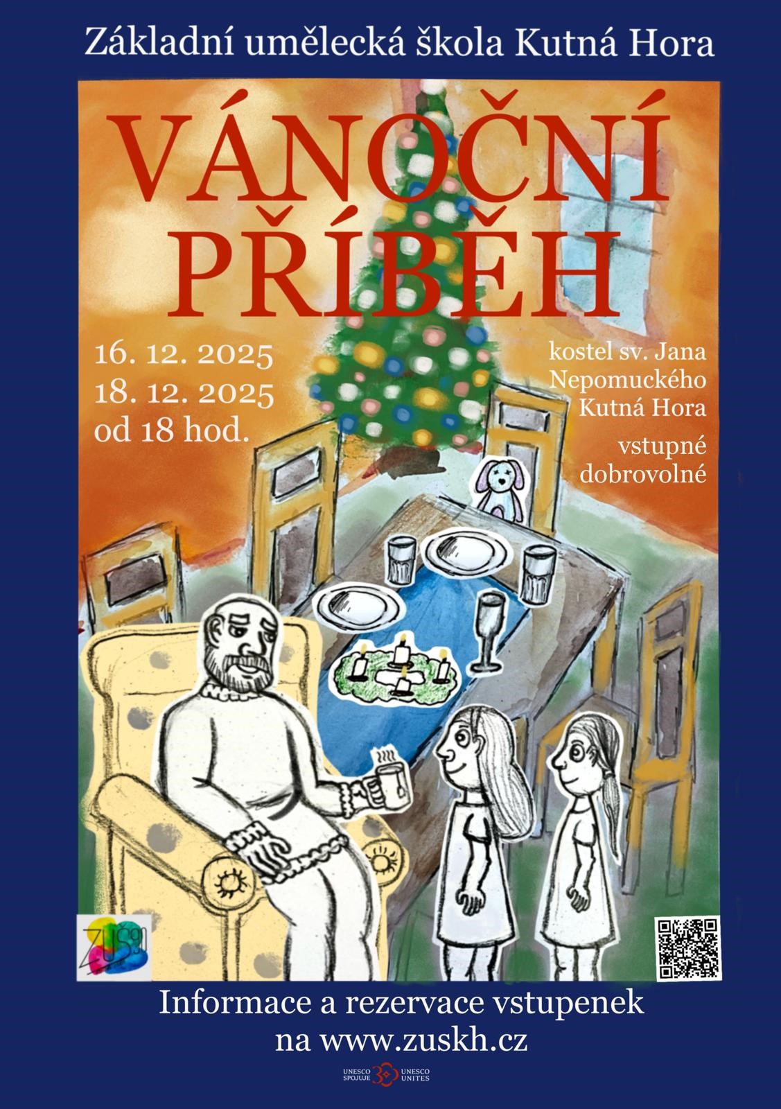 ZUŠ Kutná Hora uvede v prosinci nevšední Vánoční příběh