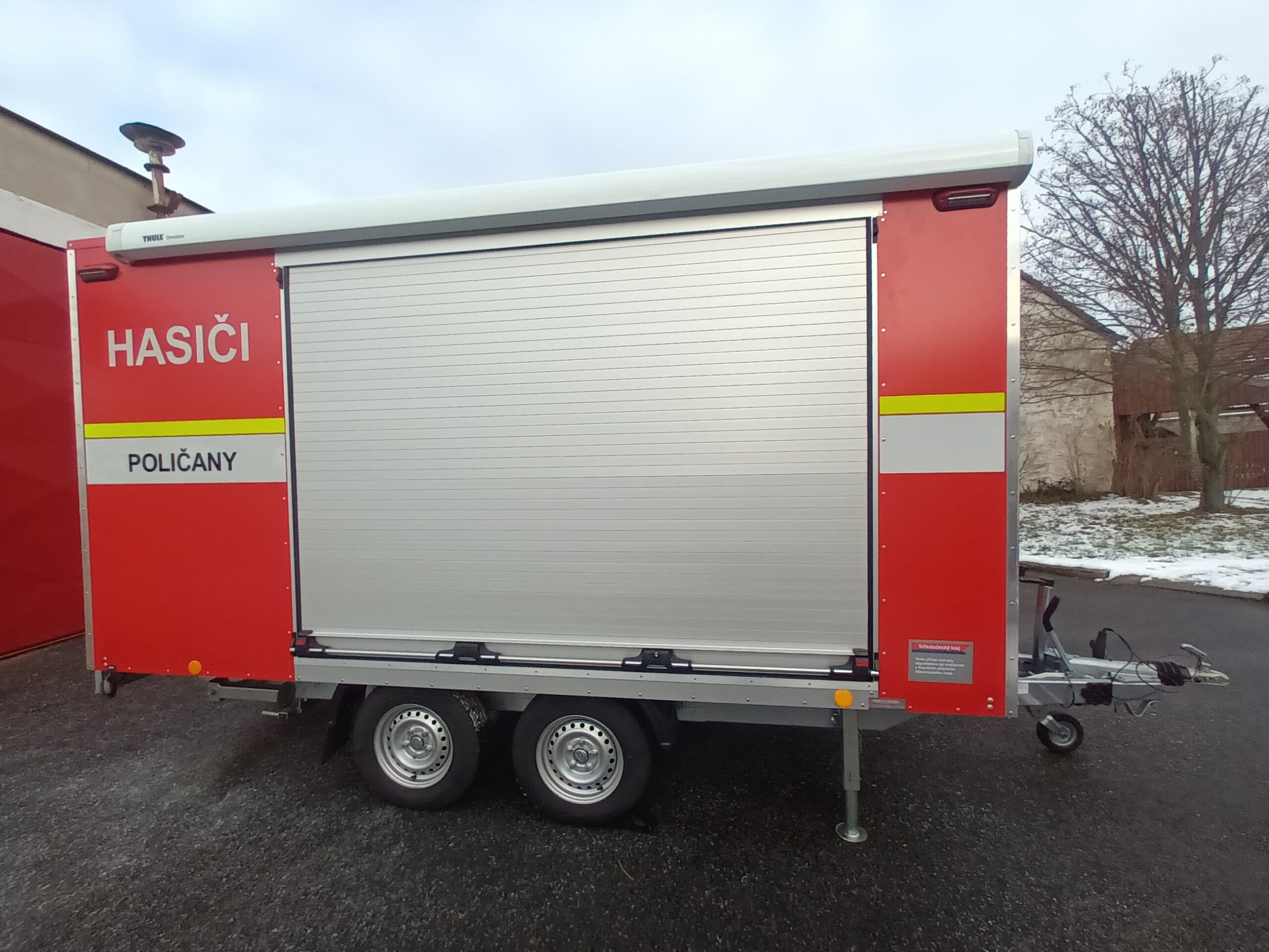 Nový přívěs na ochranu obyvatelstva pro jednotku SDHO Kutná Hora – Poličany