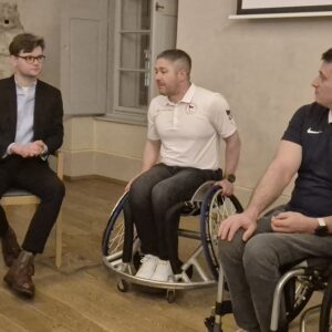 Disputace s Tomášem Pajerem a Tomášem Nevěčným o basketbalu na vozíku