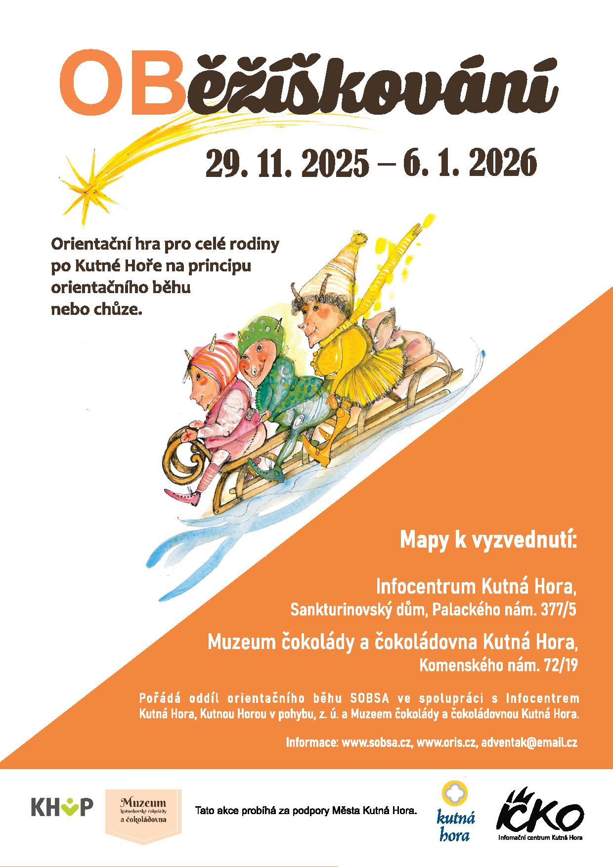 OBěžíškování – orienťák po Kutné Hoře na adventní čas !