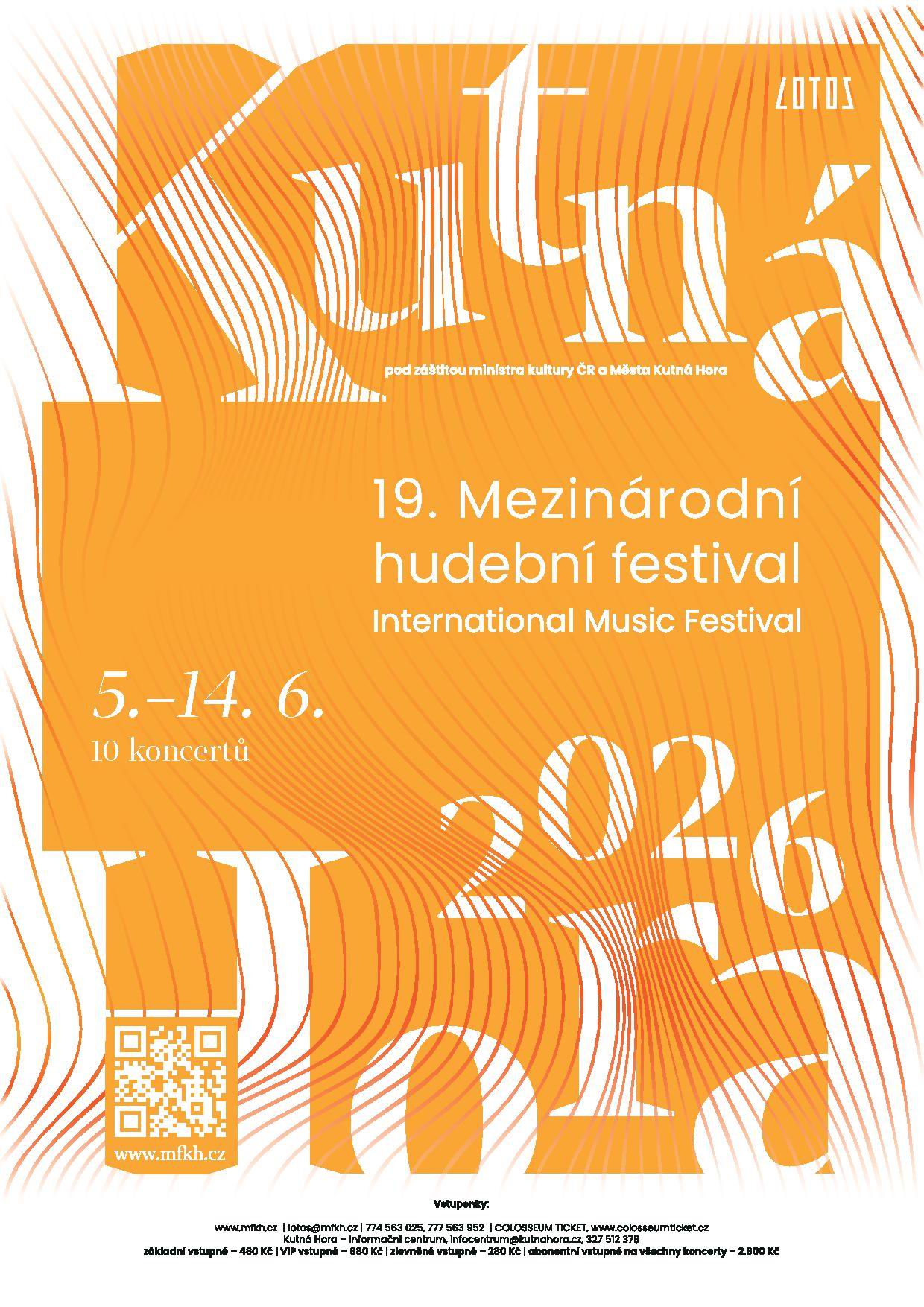 Kutná Hora ožije špičkovou komorní hudbou. Festival vstupuje do 19. ročníku