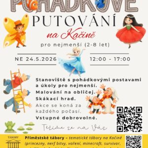 Pohádkové putování pro nejmenší se v parku na Kačině uskuteční 24. května od 12 do 17 hodin