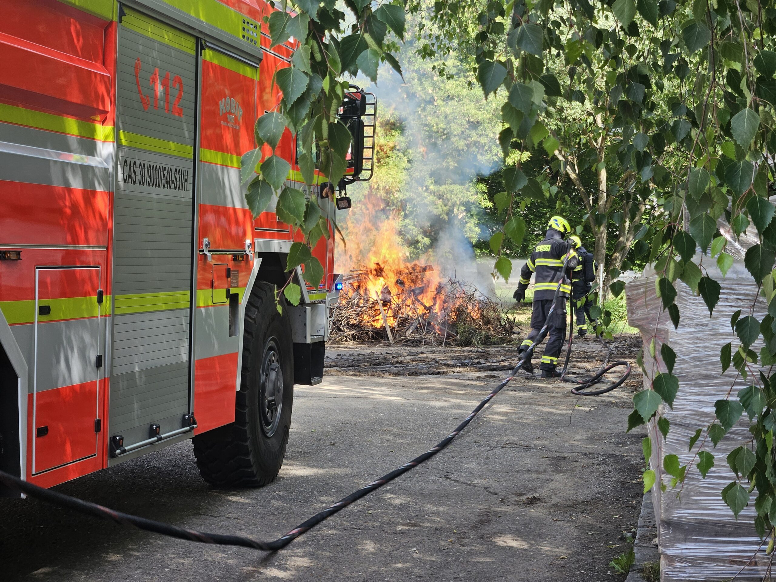 Hasiči v Kutné Hoře dnes otevřeli své brány. Odpoledne od 15.30 hodin nabídnou další akční ukázky