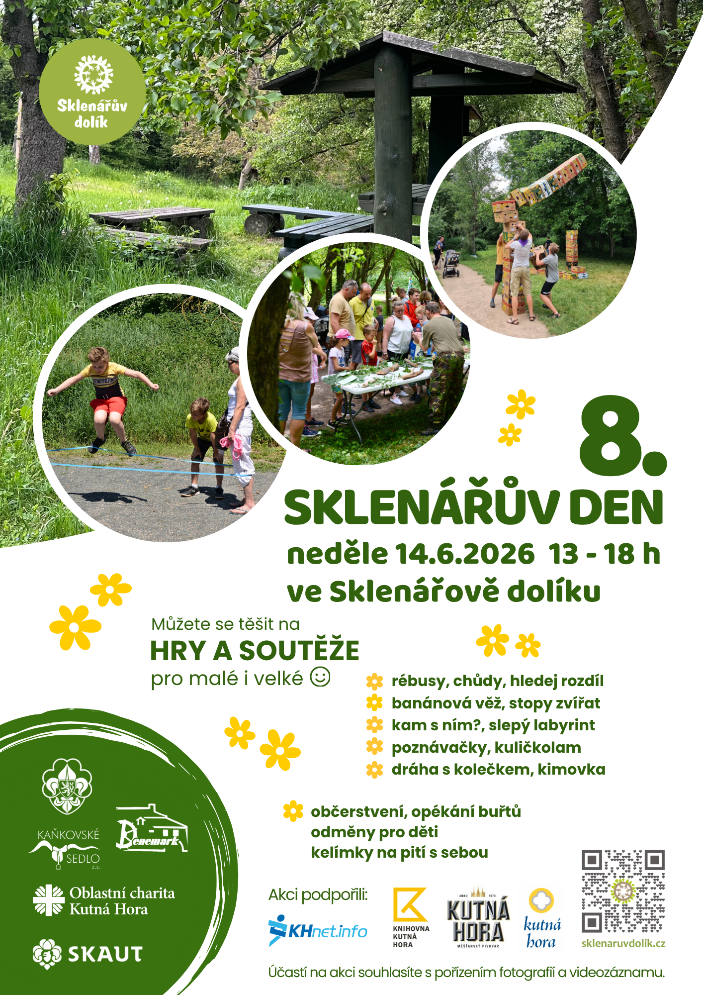 8. Sklenářův den zve rodiny do lesoparku na Horním Žižkově