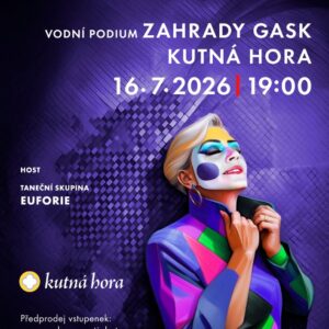 Naďa Válová vystoupí na vodním podiu v zahradách GASK