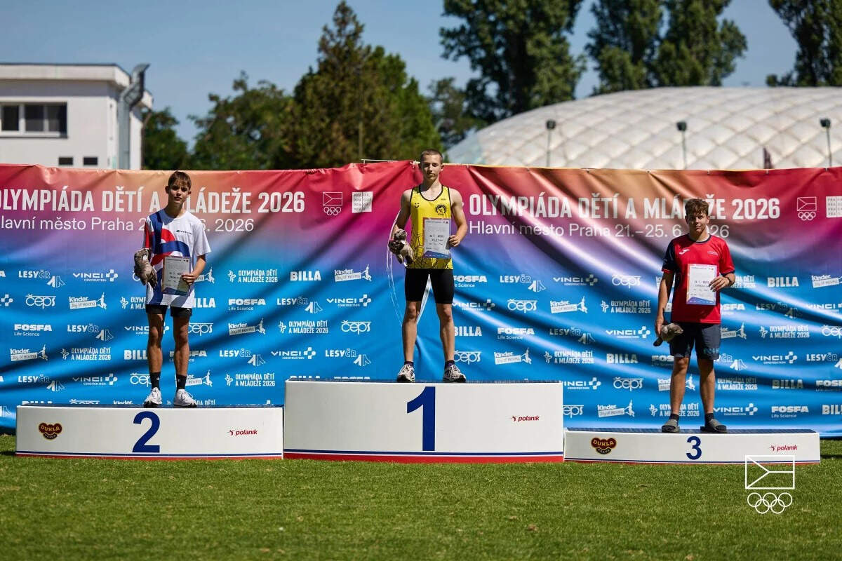 Kutnohorský atlet Lukáš Kaprálek vybojoval bronz na ODM 2026 v Praze!