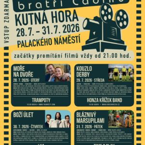 Pozvánka: Filmové léto s Kinematografem začíná na Palackého náměstí už dnes ‒ v úterý 28. 7.