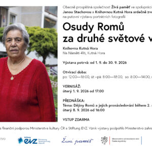 Putovní výstava portrétních fotografií „Osudy Romů za druhé světové války“ v Kutné Hoře