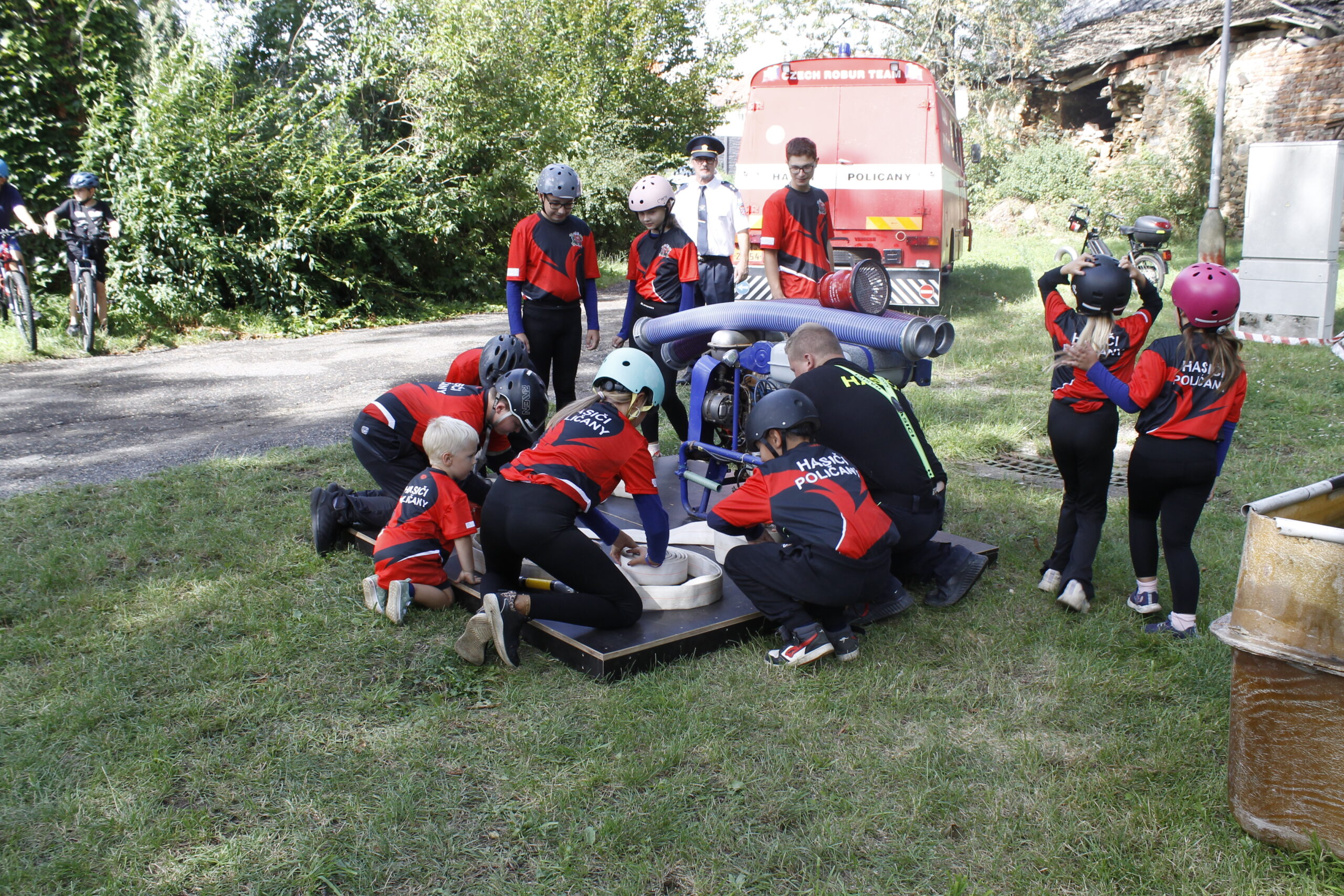 Loučení s prázdninami v Poličanech nabídlo zábavu pro celou rodinu