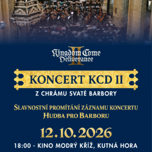 Vyprodaný koncert KCD II z chrámu svaté Barbory se vrací. Tentokrát na filmovém plátně