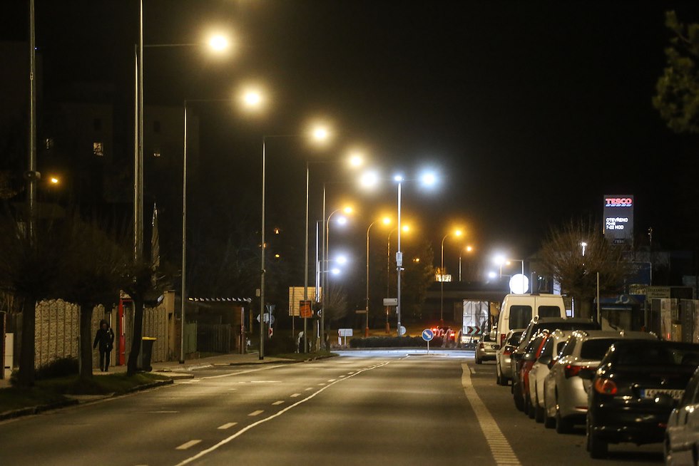 Město dokončilo modernizaci veřejného osvětlení